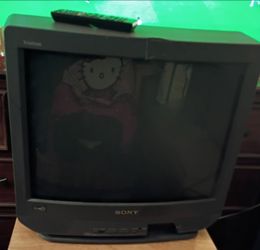 Vintage Retro Gaming Crt TV Sony