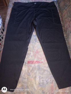 Pro Player size xl black poloyster and spandex women's Capri leggings new
