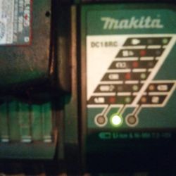 18volt 5amp Makita Li-on Battery And Charger 