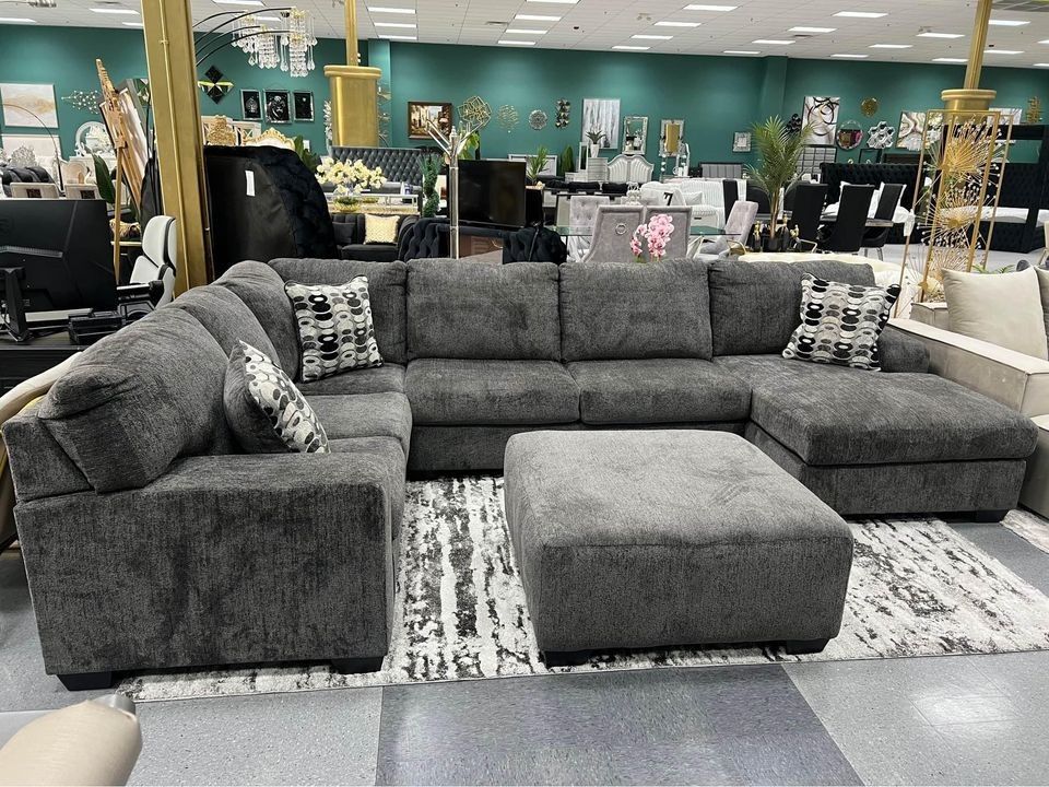 Ballinasloe 3 Piece Sectional with Chaise 💐💐▪️# Sofa # Loveseat # Couch # Living Room Set Options Available