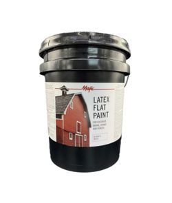 Majic Barn & Fence Paint 5 Gallon Flat White Exterior Latex NEW Sealed, Fence Barn Shed, 8-8100-5