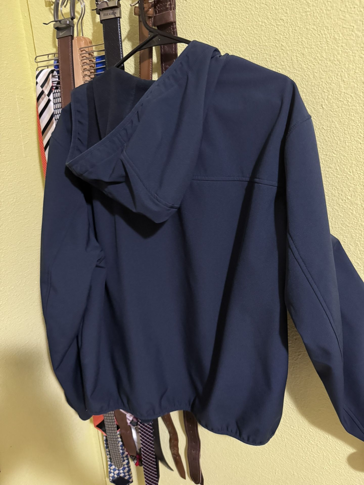 Blue Tommy Hilfiger Hooded Raincoat