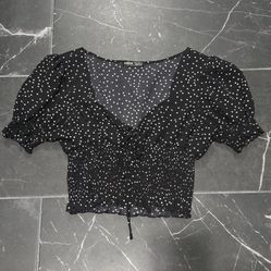 Polka Dot Blouse Top