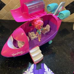 Shopkins Airplane With Doll Included 
