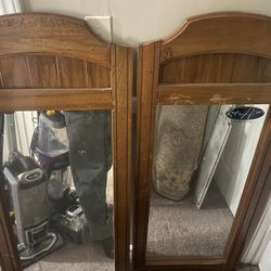 Old Wooden Mirrors