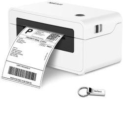 NefLaca Thermal Label Printer,4x6 High Speed USB Shipping Label Printer Commercial Direct Thermal Label Maker One Click Set