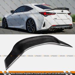 15-25 Lexus RC200t RC300 RC350 R Style Carbon Fiber Highkick Trunk Spoiler