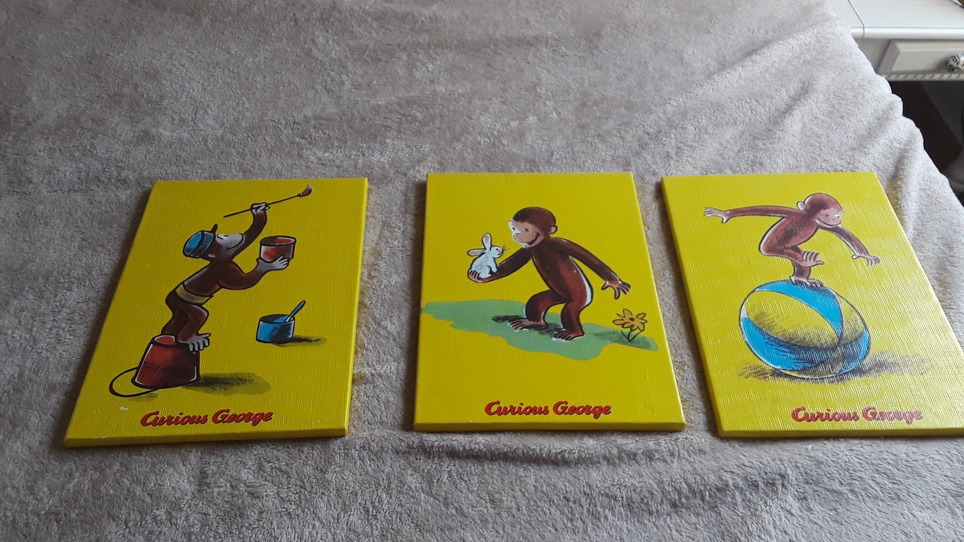 Curious George Paintings on Canvas