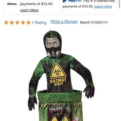 Toxic Waste Zombie Costume Youth