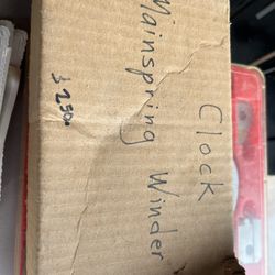 Clock Mainspring Winder - Unwinder 