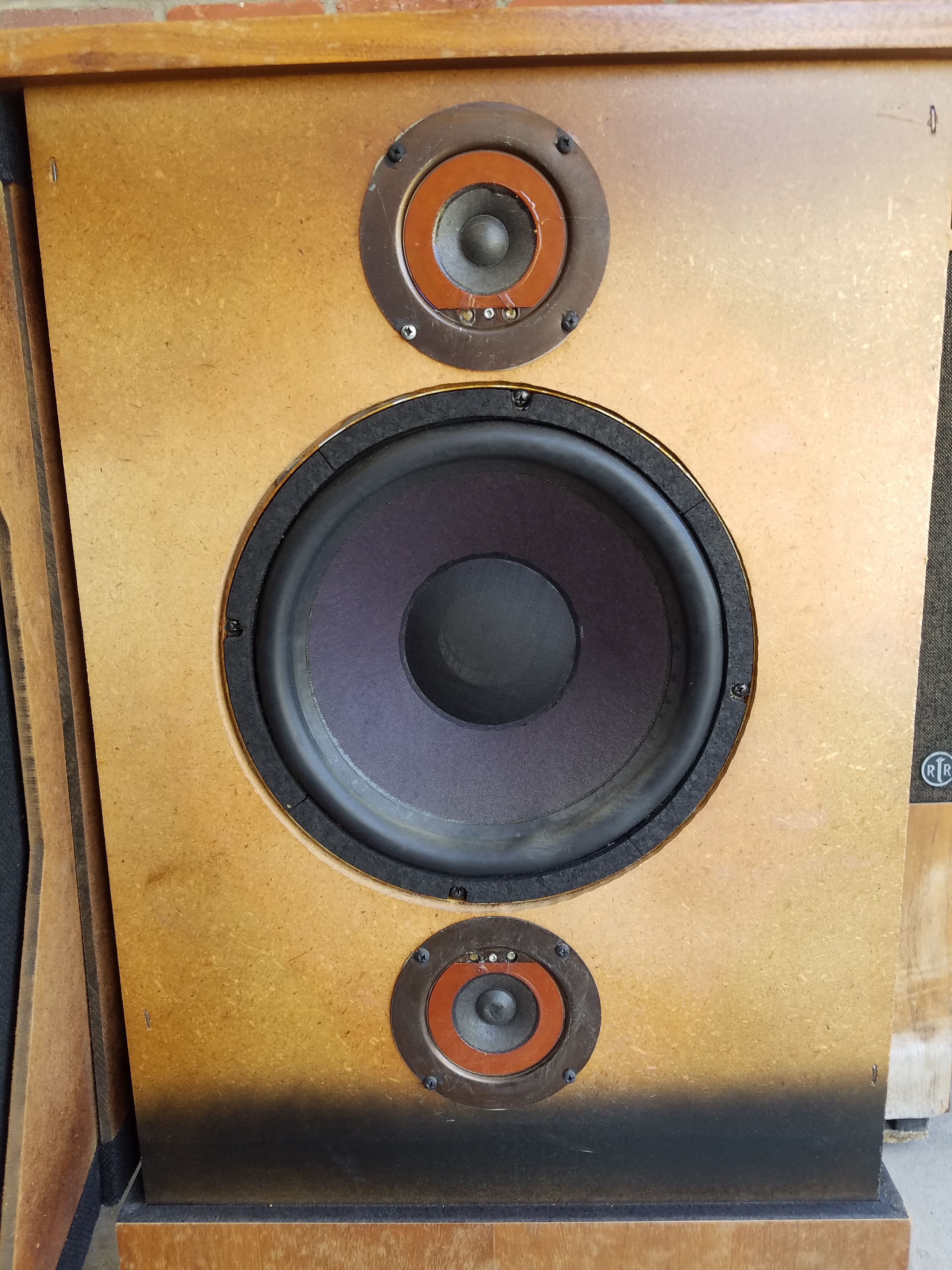 RTR 280DR SPEAKERS PAIR TWEETERS VINTAGE WOOFERS SOUNDS GREAT! for Sale