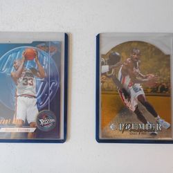 Grant Hill 2 rookie card lot 