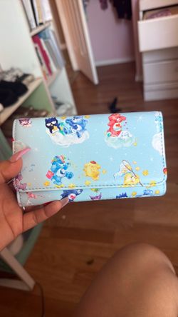 Care bear lounge fly wallet new