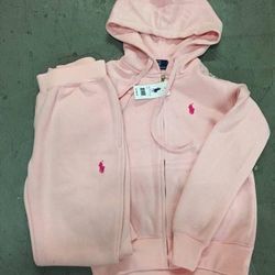 Polo Pink Matching Set 