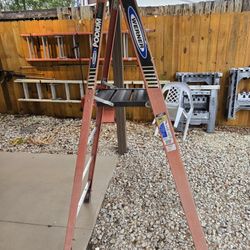 Werner Podium Platform 6’ Stepladder