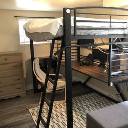 Loft Bed With Desk Full Size 
