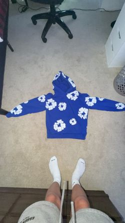 Denim Tears Hoodie (Blue) Size:Men's Small(S)