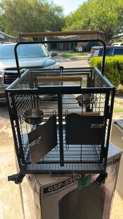Small VINGLI Bird Cage with Rolling Stand