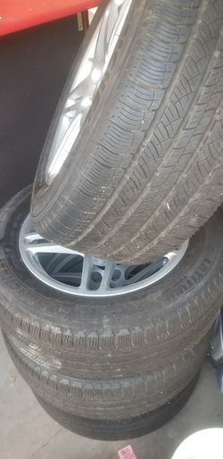 4 llantas con rines 5mil millas corridas