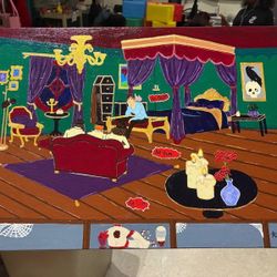 Painting of The Tell-Tale Heart by Edgar Allan Poe