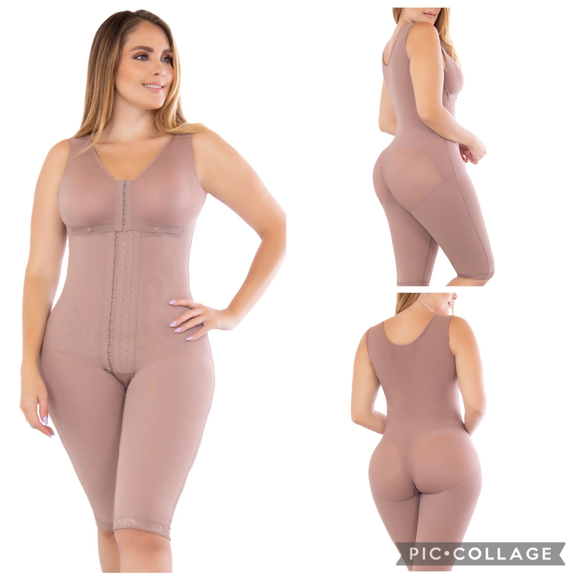 Post-Surgical Knee Girdle with Bra and High Compression Hooks