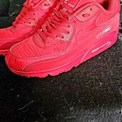 Mens Size 9 Nike Air Max 90 Essential 'University Red'