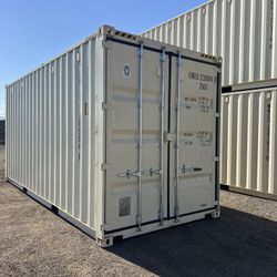20 FOOT DOUBLE DOOR 1-TRIP SHIPPING CONTAINER