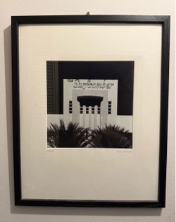 Chendo Pérez "The Surfcomber" Ltd Ed B&W Photograph - Bank of America Collection