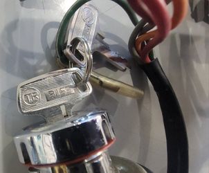 1960 to 1970 Suzuki A100 Motorcycle Ignition Switch & Key #$3153. OEM