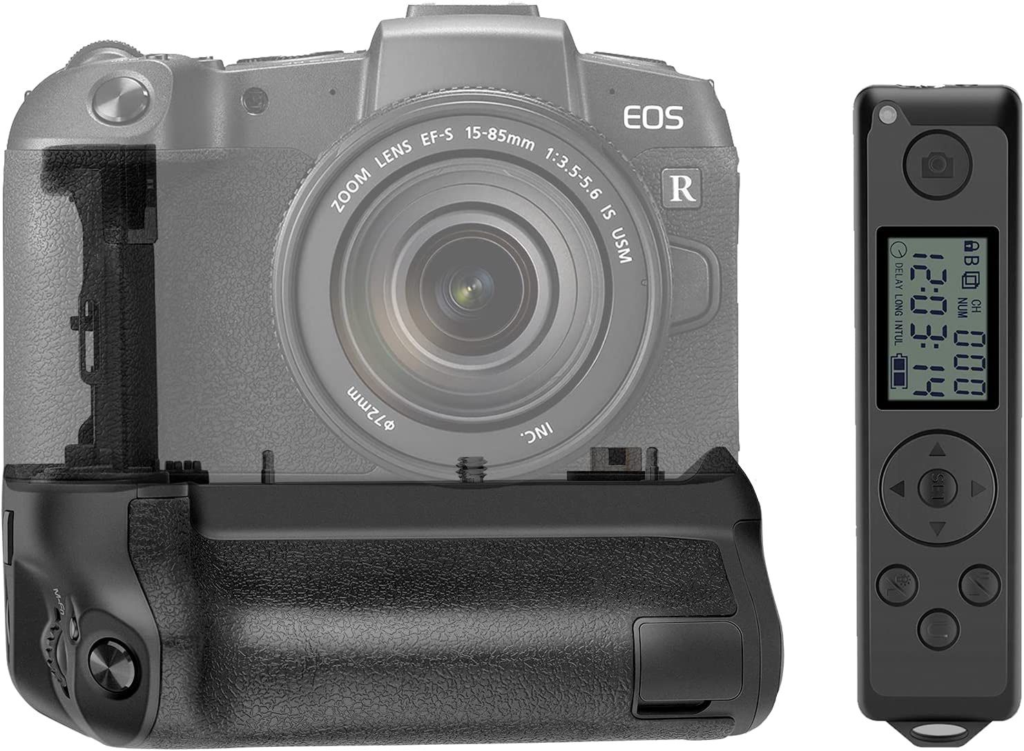 Neewer Vertical Battery Grip with 2.4G Wireless Remote Control ，Compatible with Canon EOS R Mirrorless Digital Camera，Replacement for BG-E22