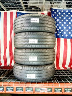 💰 Best deals are ca$h in person 4 USED TIRES P215/55R17 MICHELIN PRIMACY A/S TOURING 215/55R17 ALL SEASON 215 55 17