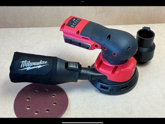 Milwaukee 2837-20 M18 18V Lithium-Ion Brushless Cordless FUEL 5 in. Random Orbit Sander (Tool-Only)