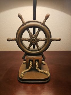 Nautical Lamp Ship Wheel