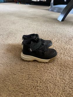 Toddler boots and shoes.