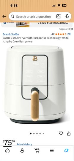SadBe 3 Qt Air Fryer