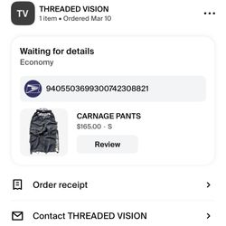 Threaded vision  carnage pants