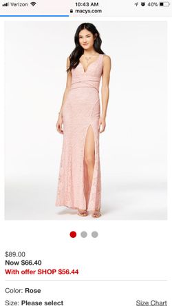 Pink rose dress