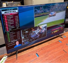 Large Flat Screen TV with Stand 65”