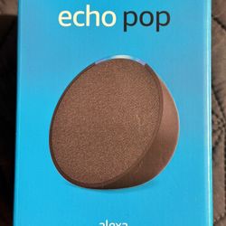 NIB Amazon Echo Pop Compact Smart Speaker with Alexa Gen 1 - Charcoal 