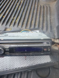 Sony car stereo