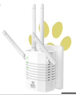 WiFi Extender Signal Booster With 4 Antennas, WiFi Extender With 1200Mbps Dual - Band, WiFi Booster Stable 12880 Sq.ft