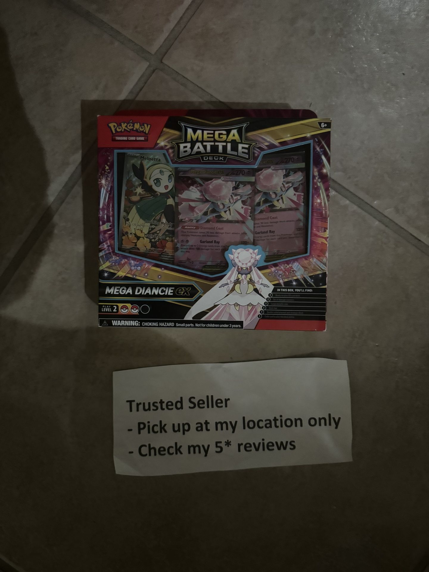 Pokémon Pokemon TCG: Battle Deck Mega Diancie ex BRAND NEW/SEALED Mega evolution 