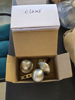 Closet Door Handles ( Nickel)