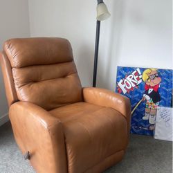 brown recline sofa chair 