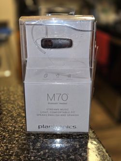 Plantronics M70 Mobile Universal Bluetooth Headset, Black, New & Sealed