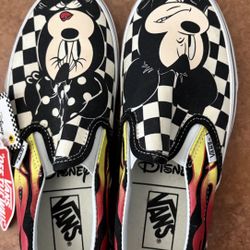 Mickey And Minnie Slip On Vans
