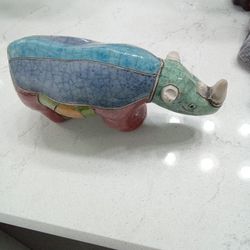 Ceramic rhino