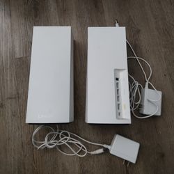 Linksys Velop Tri-Band WiFi Mesh Router (Model: MX4200) For Sale (2 Pack)