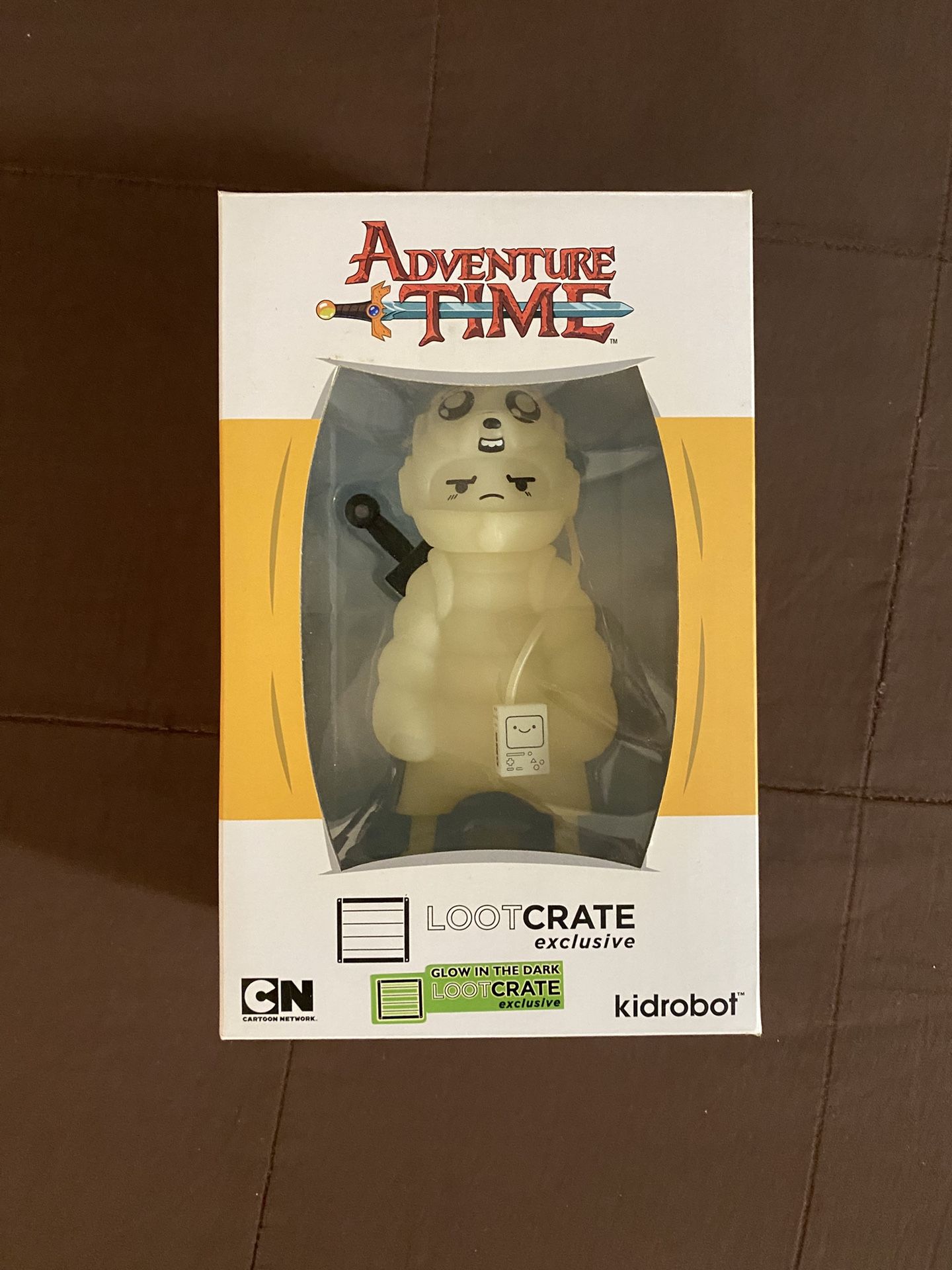 Loot Crate Exclusive Kid Robot: Adventure Time Puff Jake N Lil Finn Glow In Dark