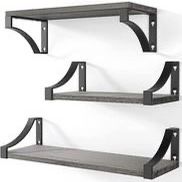 Floating Shelves Wall Mounted Set of 3